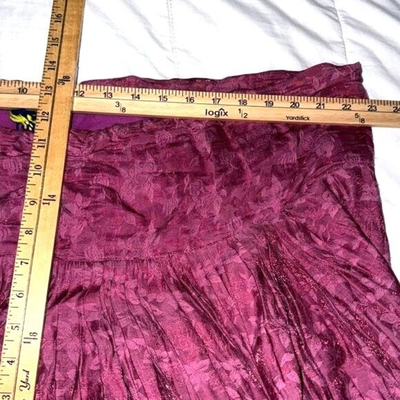 Bohemian Style Maroon Floral Print Harem Pants - Picture 9 of 11